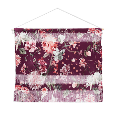 Ninola Design Romantic Bouquet Purple Wall Hanging Landscape