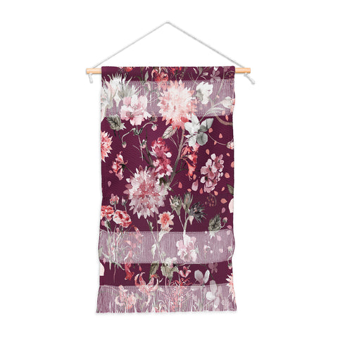 Ninola Design Romantic Bouquet Purple Wall Hanging Portrait