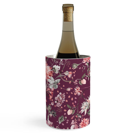 Ninola Design Romantic Bouquet Purple Wine Chiller