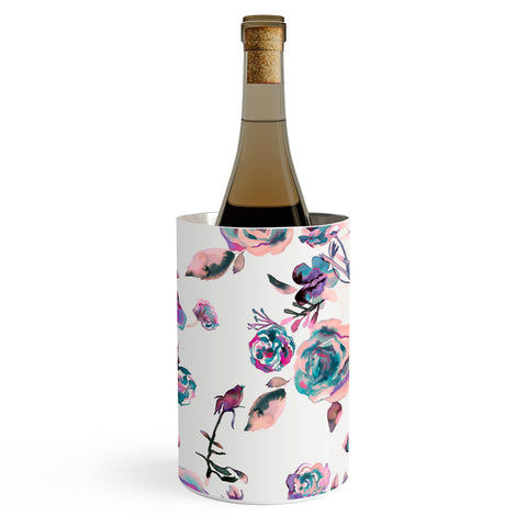 Ninola Design Romantic Roses Bouquet Mauve Wine Chiller