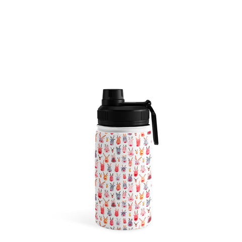 Ninola Design Rudolph Cute Reindeers Water Bottle