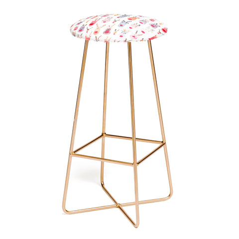 Ninola Design Rudolph Cute Reindeers Bar Stool