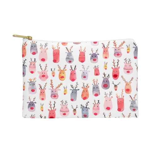 Ninola Design Rudolph Cute Reindeers Pouch