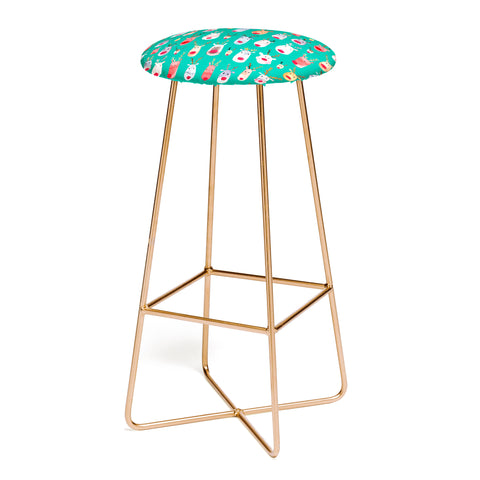 Ninola Design Rudolph reindeers green Bar Stool
