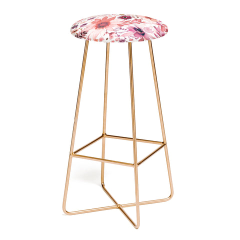 Ninola Design Rustic flowers Organic holiday Bar Stool