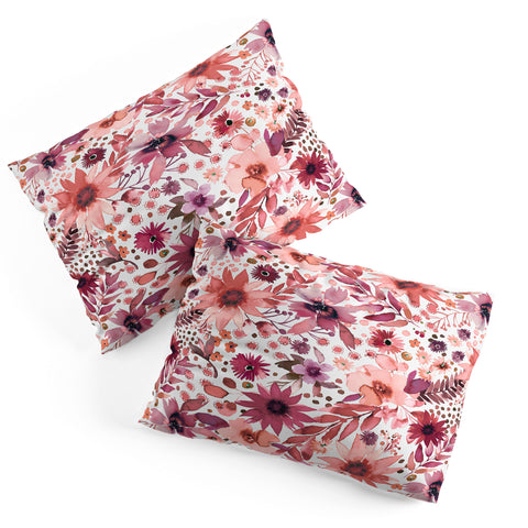 Ninola Design Rustic flowers Organic holiday Pillow Shams