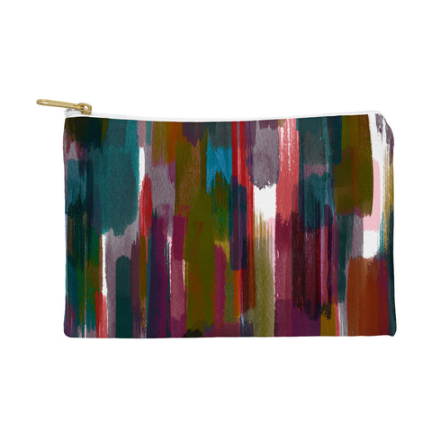 Ninola Design Rustic texture Dark red Pouch