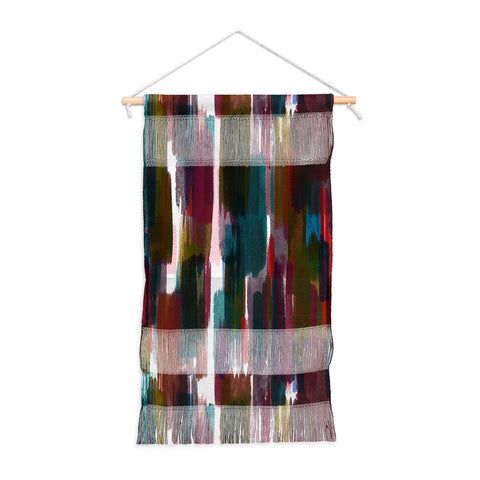 Ninola Design Rustic texture Dark red Wall Hanging Portrait