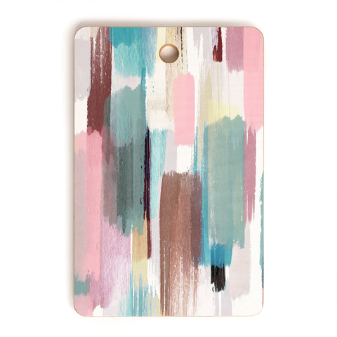 Ninola Design Rustic texture Pastel Cutting Board Rectangle