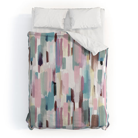 Ninola Design Rustic texture Pastel Duvet Cover