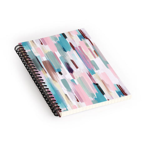 Ninola Design Rustic texture Pastel Spiral Notebook