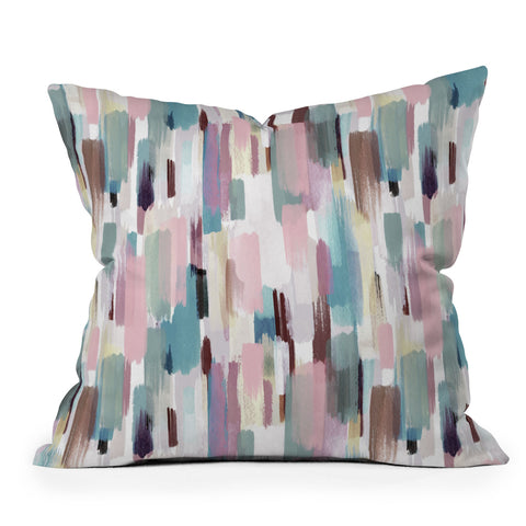 Ninola Design Rustic texture Pastel Throw Pillow