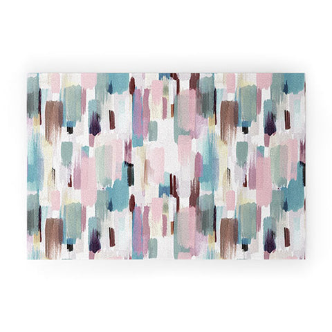 Ninola Design Rustic texture Pastel Welcome Mat