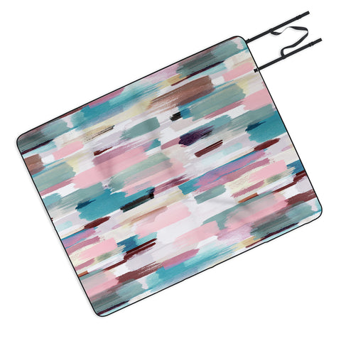 Ninola Design Rustic texture Pastel Picnic Blanket