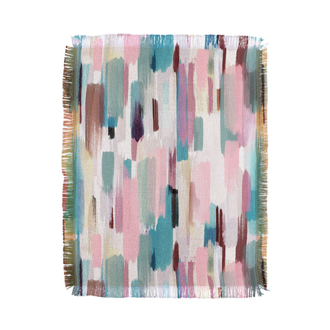 Ninola Design Rustic texture Pastel Throw Blanket