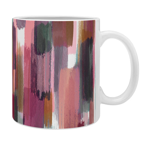 Ninola Design Rustic texture Red Coffee Mug