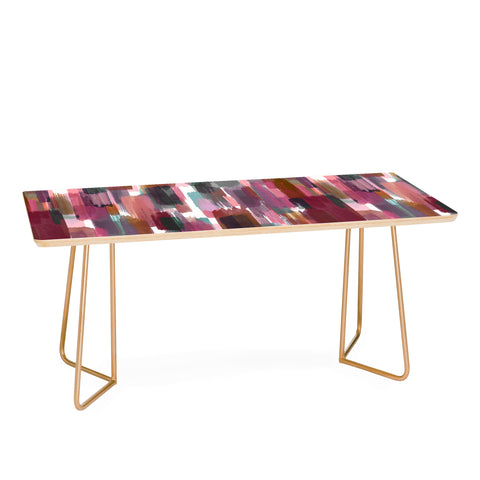 Ninola Design Rustic texture Red Coffee Table