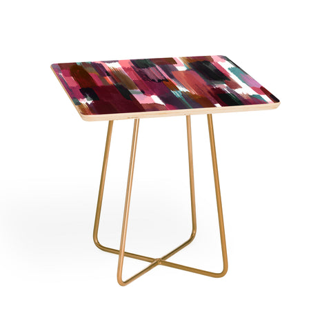 Ninola Design Rustic texture Red Side Table