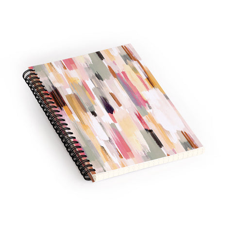 Ninola Design Rustic texture Warm Spiral Notebook