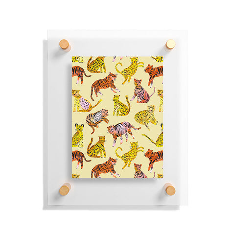 Ninola Design Safari Tigers Leopards Savanna Floating Acrylic Print