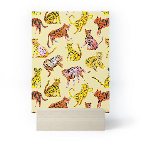 Ninola Design Safari Tigers Leopards Savanna Mini Art Print
