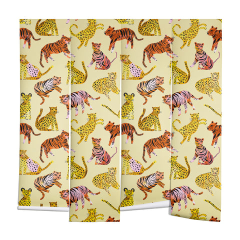 Ninola Design Safari Tigers Leopards Savanna Wall Mural