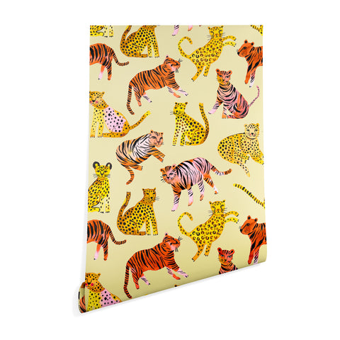 Ninola Design Safari Tigers Leopards Savanna Wallpaper