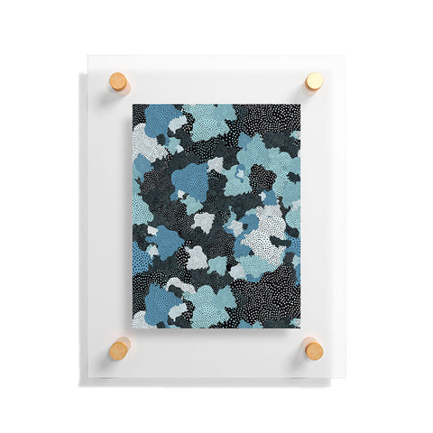 Ninola Design Sea foam Blue Floating Acrylic Print