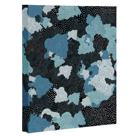 Ninola Design Sea foam Blue Art Canvas