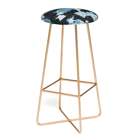 Ninola Design Sea foam Blue Bar Stool