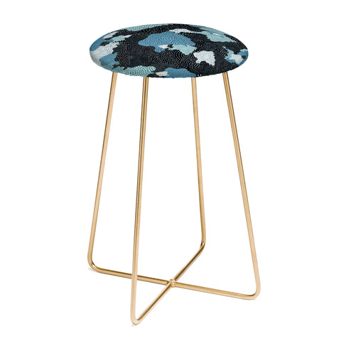 Ninola Design Sea foam Blue Counter Stool