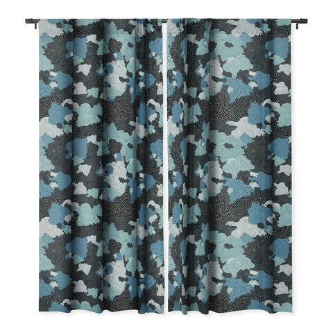 Ninola Design Sea foam Blue Blackout Non Repeat