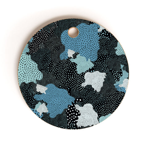 Ninola Design Sea foam Blue Cutting Board Round