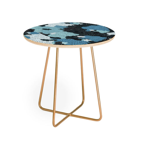 Ninola Design Sea foam Blue Round Side Table