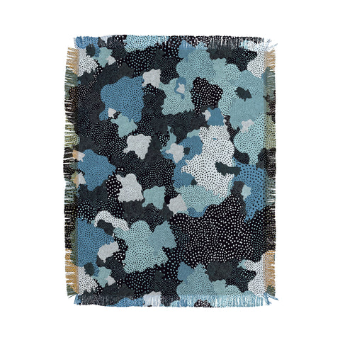 Ninola Design Sea foam Blue Throw Blanket
