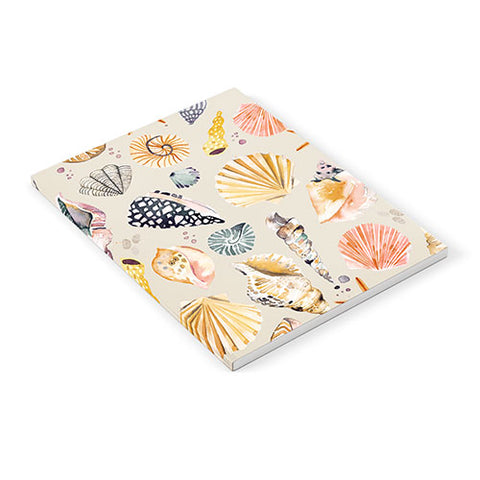 Ninola Design Sea shells Sand beige Notebook