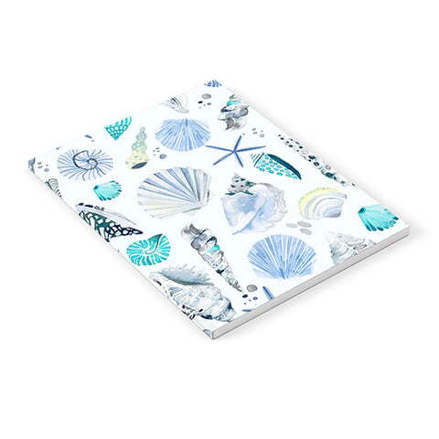 Ninola Design Sea shells Soft blue Notebook