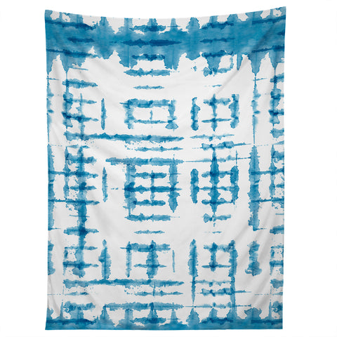 Ninola Design Shibori Checks Stripes Tapestry