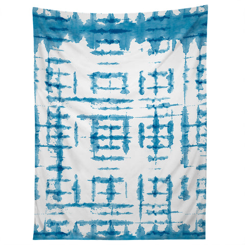 Ninola Design Shibori Checks Stripes Tapestry