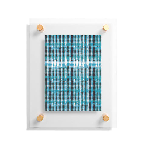 Ninola Design Shibori Plaids Stripes Floating Acrylic Print