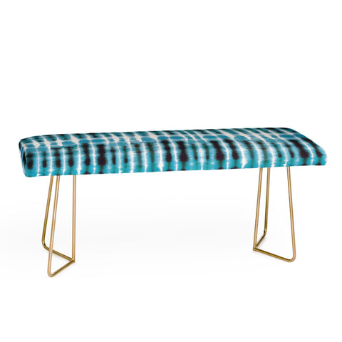 Ninola Design Shibori Plaids Stripes Bench
