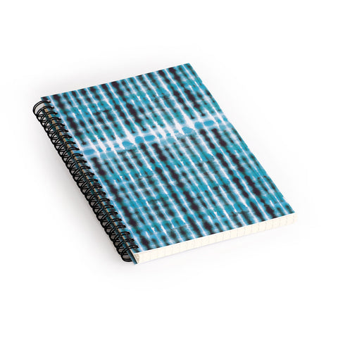 Ninola Design Shibori Plaids Stripes Spiral Notebook