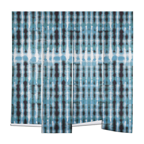 Ninola Design Shibori Plaids Stripes Wall Mural
