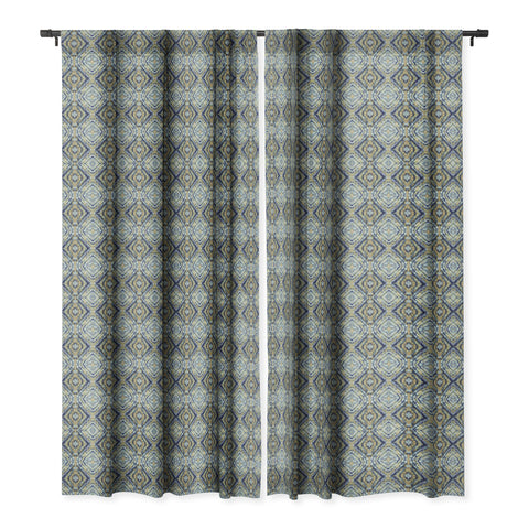 Ninola Design Shibori Vintage Boho Blackout Window Curtain