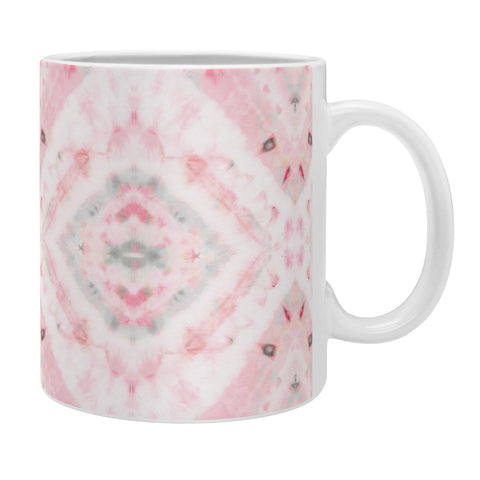 Ninola Design Shibori Vintage Boho Pink Coffee Mug