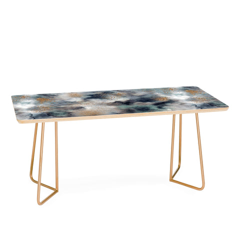 Ninola Design Smoky Marble Dark Astronomy Coffee Table