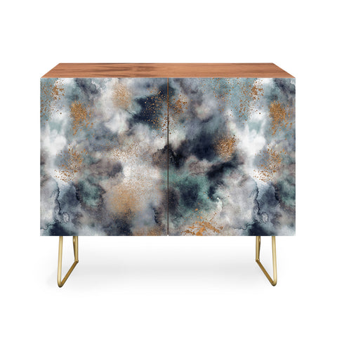 Ninola Design Smoky Marble Dark Astronomy Credenza