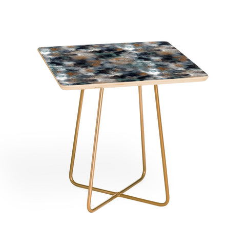 Ninola Design Smoky Marble Dark Astronomy Side Table