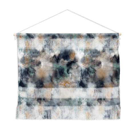 Ninola Design Smoky Marble Dark Astronomy Wall Hanging Landscape