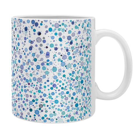 Ninola Design Snow dots blue Coffee Mug
